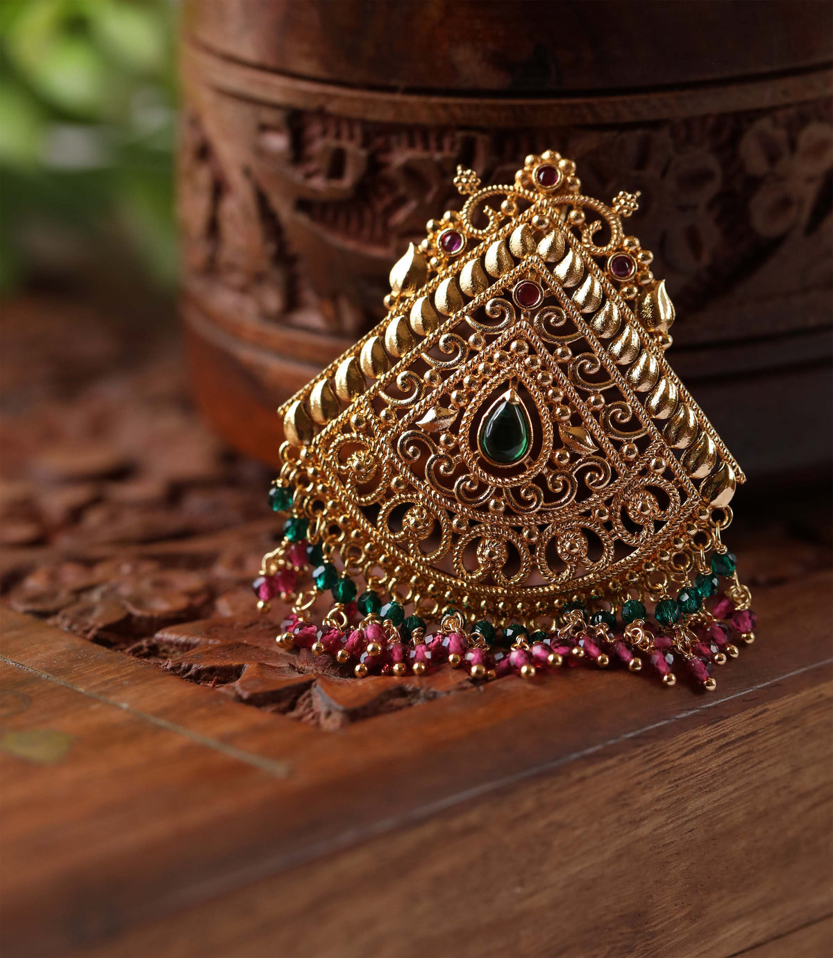 Designer micro plated pendant Tanvi110