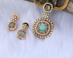 Designer matte finish necklace Tanvi1133