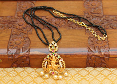Temple Pendant with Beads Necklace T2262