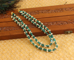 Handmade Pearl Beads Layered Necklace T2700