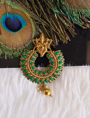 Temple Ganesh Gold Plated Pendant T2865