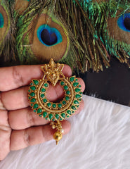 Temple Ganesh Gold Plated Pendant T2865