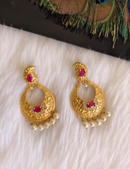 Mango Shape Matte Finish Earrings T2869