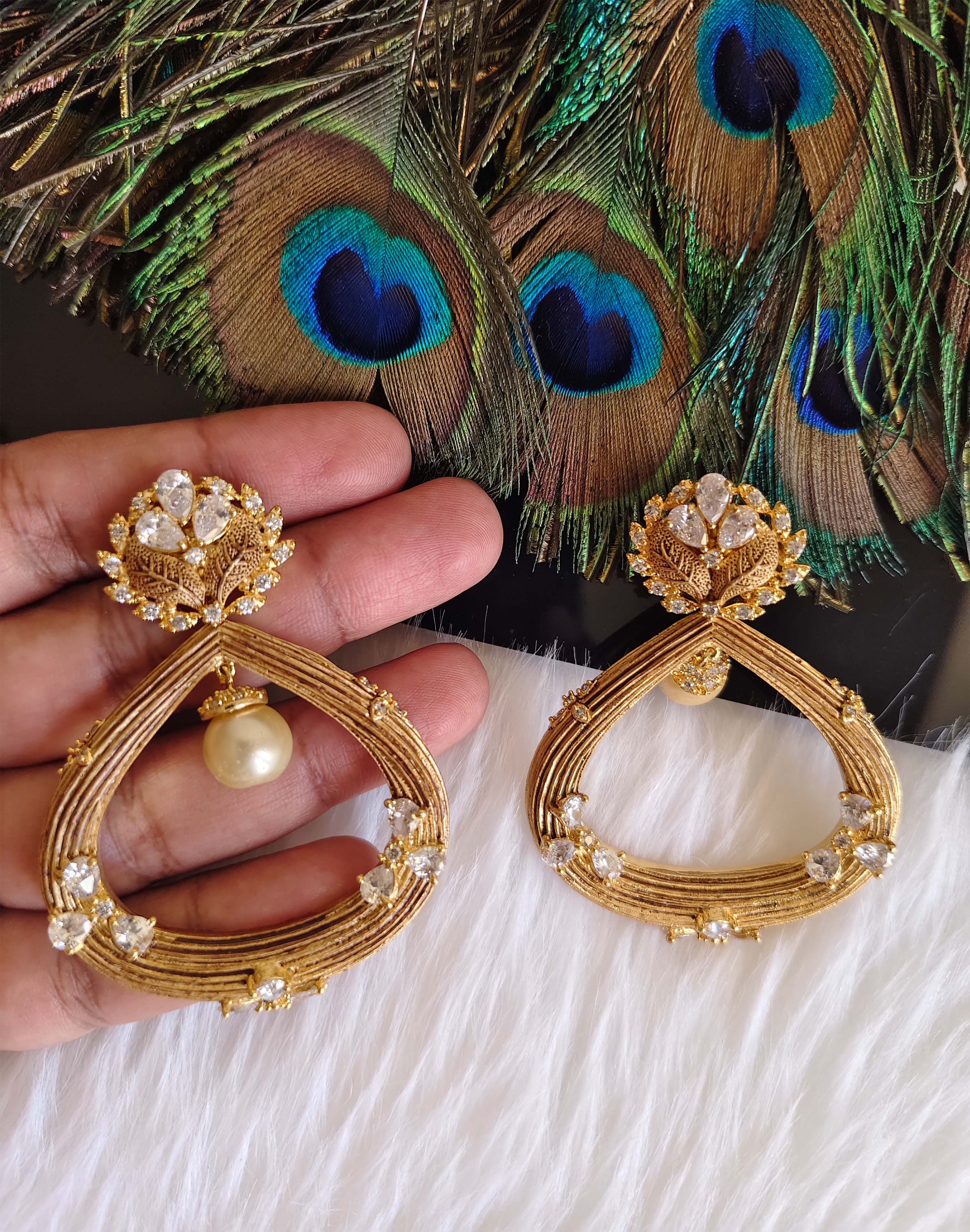 Matte Finish Earrings T2877