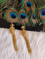 Designer Gold Plated CZ Stone Earrings T2879