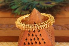 Antique Gold Pearl Bangle T3027