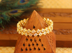 Stone Gold Plated Bangles T2917