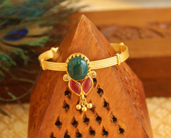 Gold Plated Stylish Kada T3070