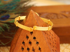 Gold Plated Stylish Kada T3070