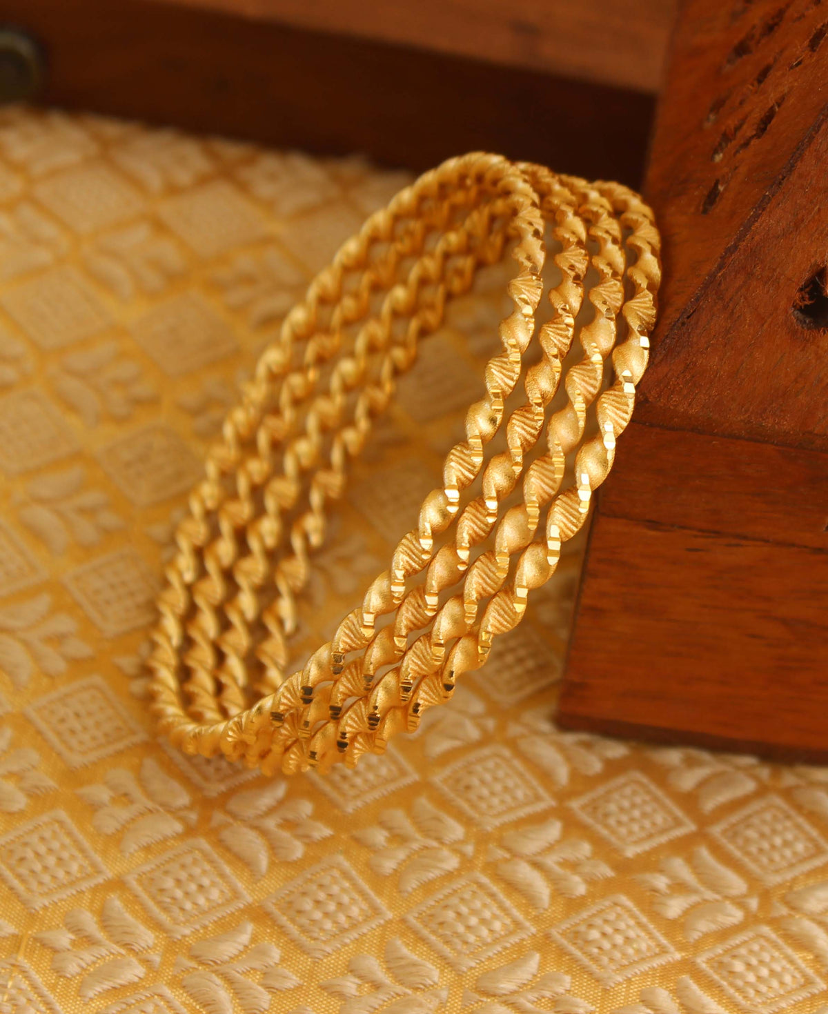 Kerala Style Gold Plated Bangles T2459