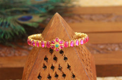 Real Kempu Stone Kada T3083