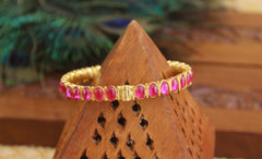 Real Kempu Stone Kada T3083