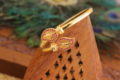 CZ Stone Gold Plated Kada T2971