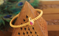 Matte Finish Stone Kada T3088