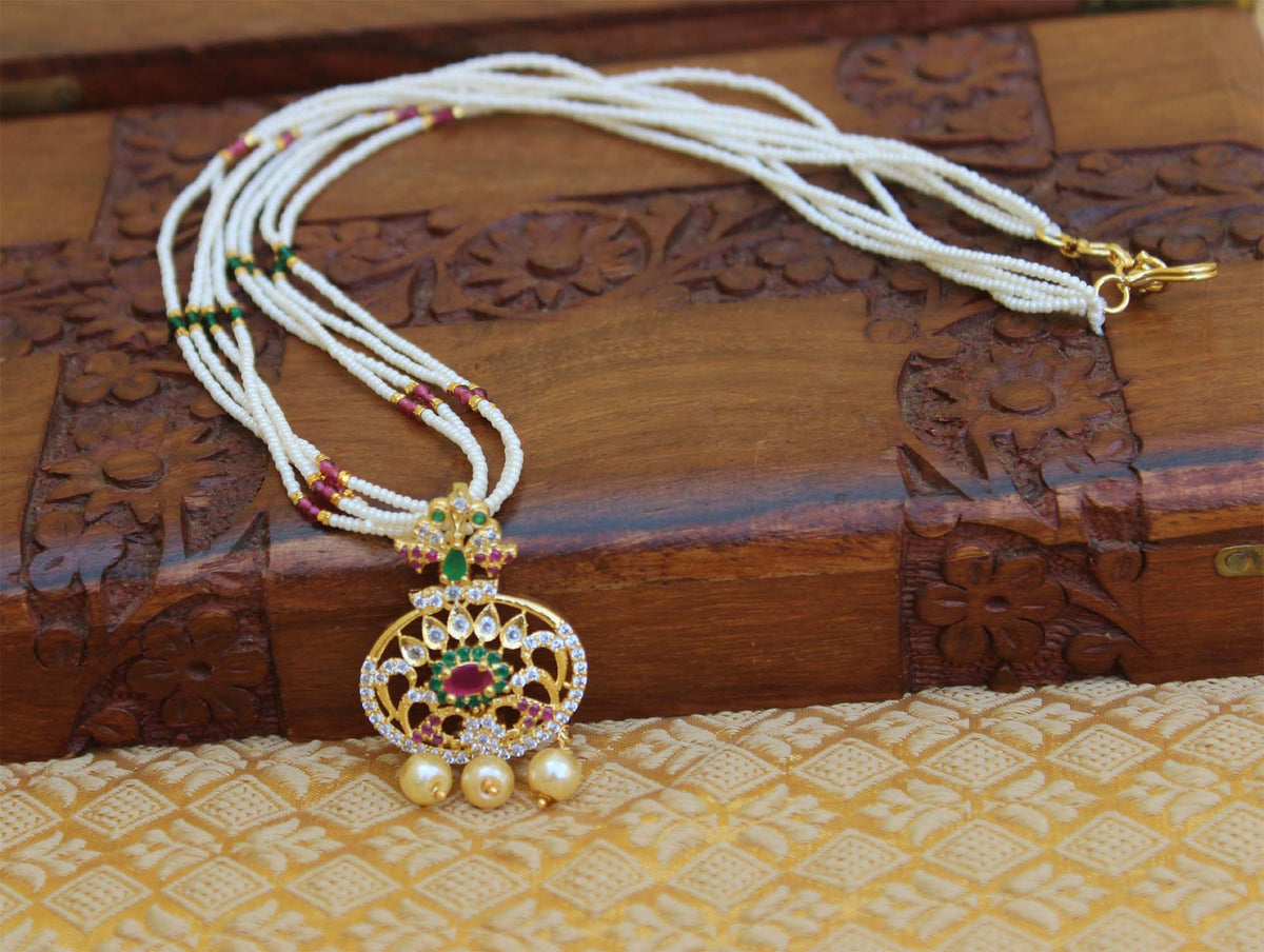 Stylish Stone Handmade Beads Necklace T2276