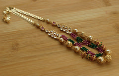 Multicolor Pearl Beads Handmade Layered NecklaceT2330