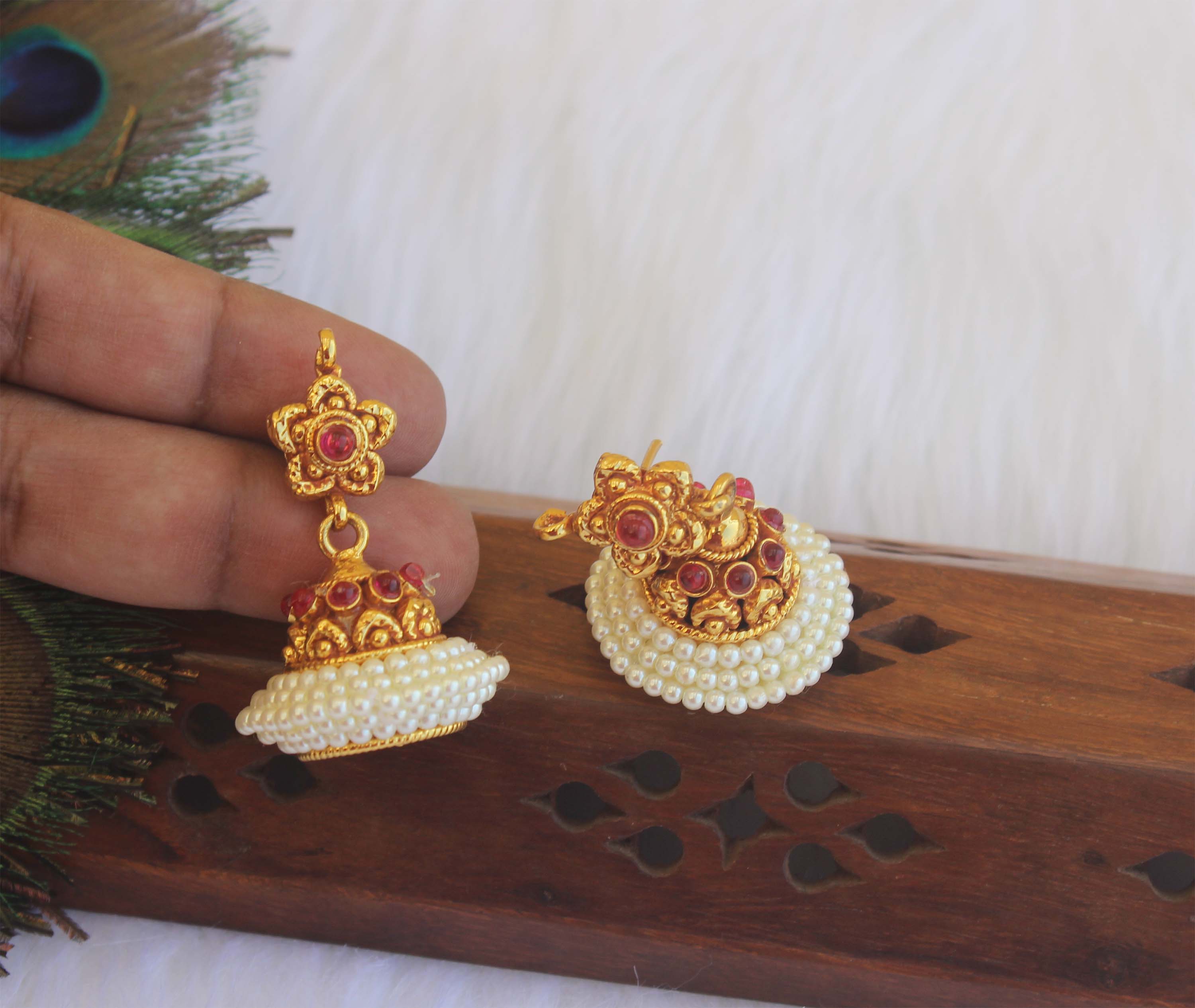 Geru polish  kempu earrings T2075