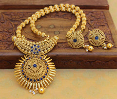 Matte Finish Handmade Necklace Set T2794