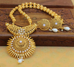 Matte Finish Handmade Necklace Set T2796