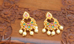 Matte Finish Simple Earrings T2768