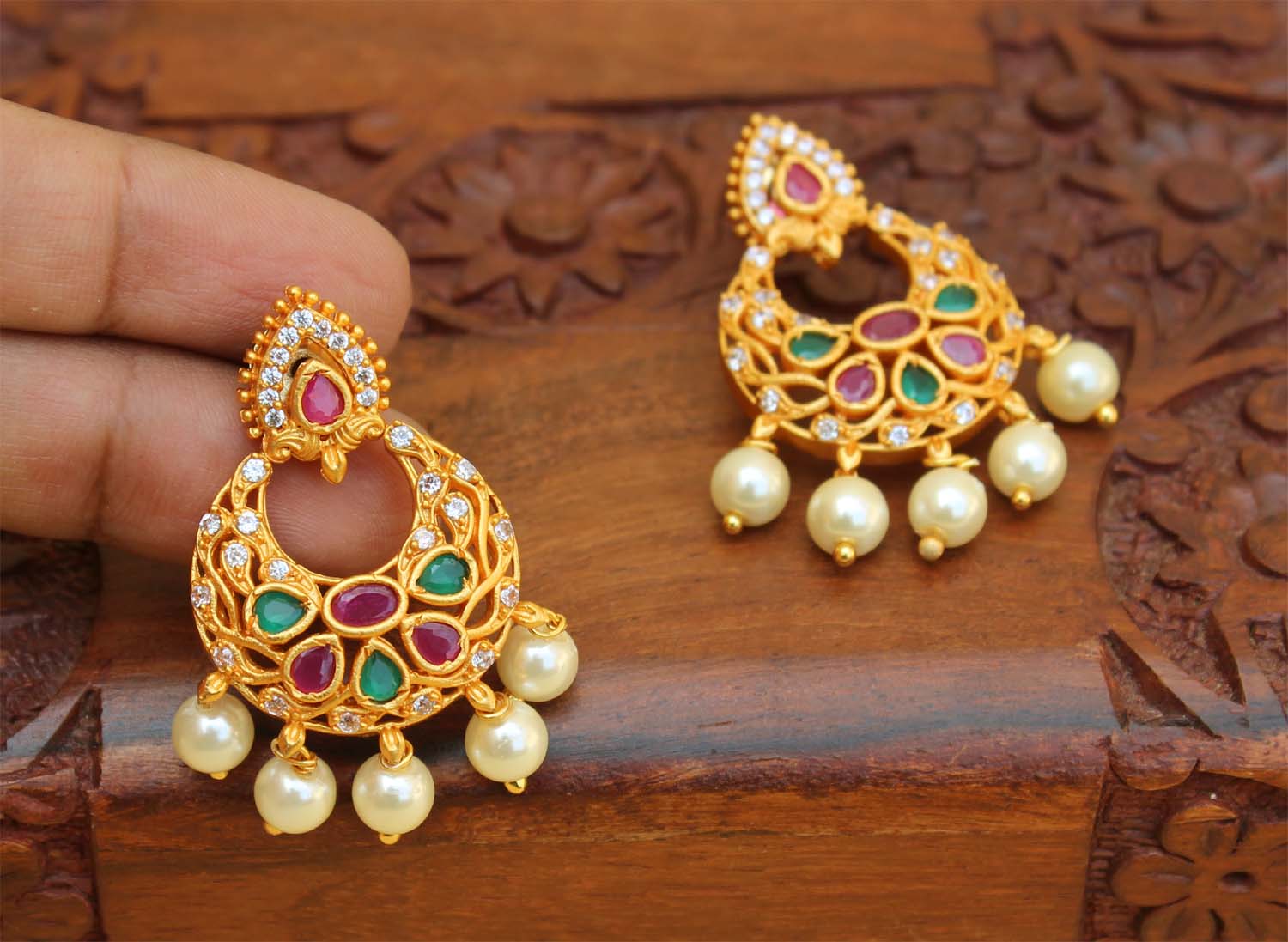 Matte Finish Simple Earrings T2768