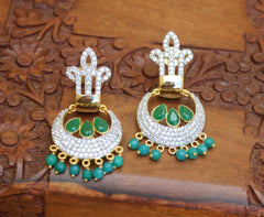 CZ Stone Gold Plated Designer Earrings T2823