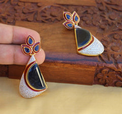 Gold Plated CZ Stone Earrings T2735