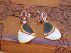 Gold Plated CZ Stone Earrings T2735