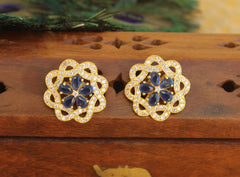 Gold Plated Designer Stone Earrings T2461
