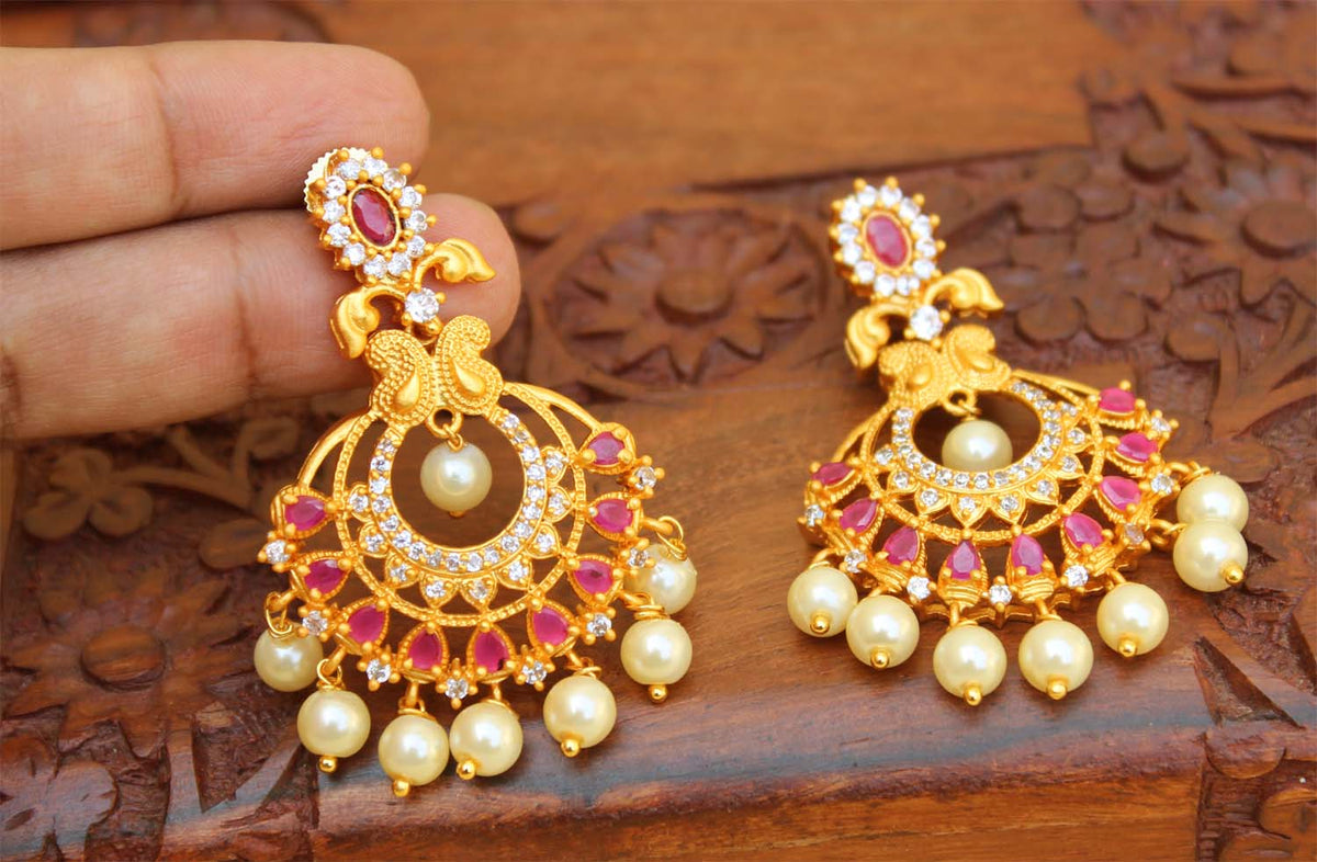 Matte Finish Stylish Earrings T2766