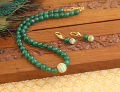 Handmade CZ Stone Beads Necklace Set T2707