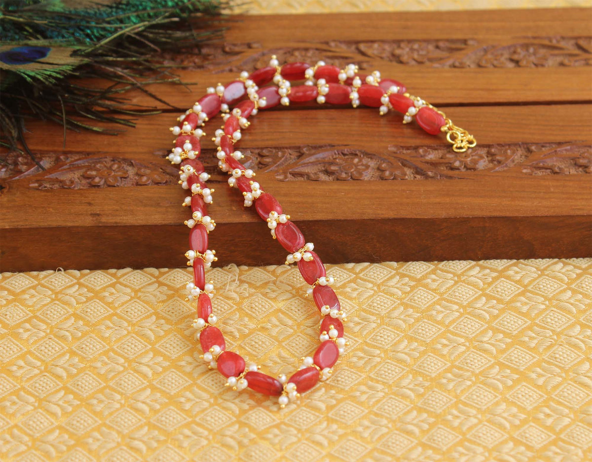 Pearl Beads Handmade Necklace T2708