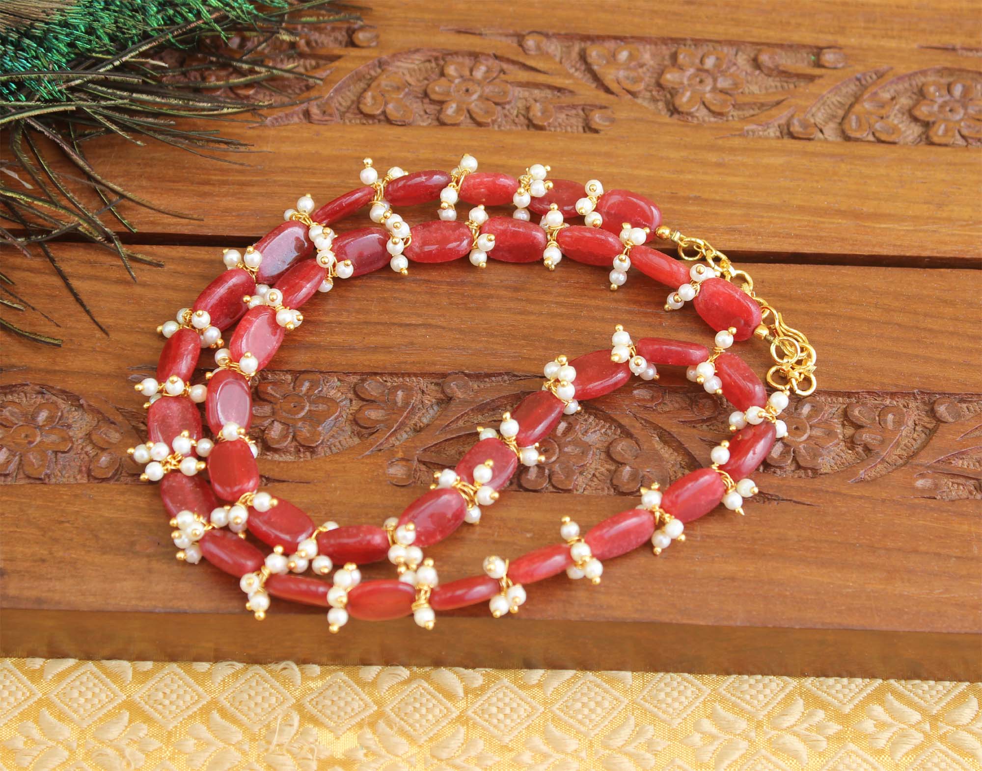Pearl Beads Handmade Necklace T2708