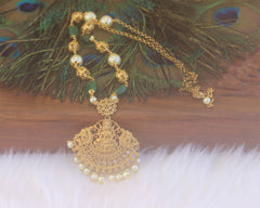 Temple Pearl Beads Handmade Necklace T2225