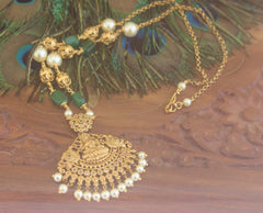 Temple Pearl Beads Handmade Necklace T2225