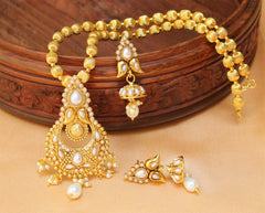 Matte Finish Stylish Necklace Set  T2799