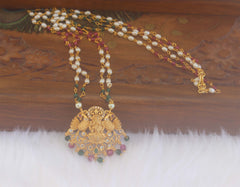 Temple Rice Pearl  Handmade Beads Necklace T2226