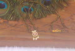 Simple Black Beads Necklace T2206