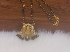 Temple Black Beads Necklace T2217