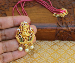 Matte Finish Temple Handmade Beads Necklace T2283