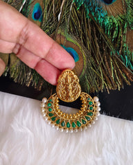 Gold Plated Temple Lakshmi Pendant T2856