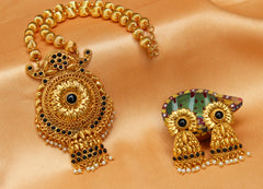 Handmade Matte Finish Necklace Set T2801