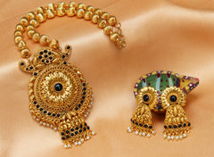 Handmade Matte Finish Necklace Set T2801