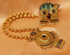 Handmade Matte Finish Necklace Set T2801