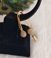 Gold Pated CZ Stone Kada T3124