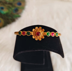 Matte Finish Multi Color Stone Kada T3122