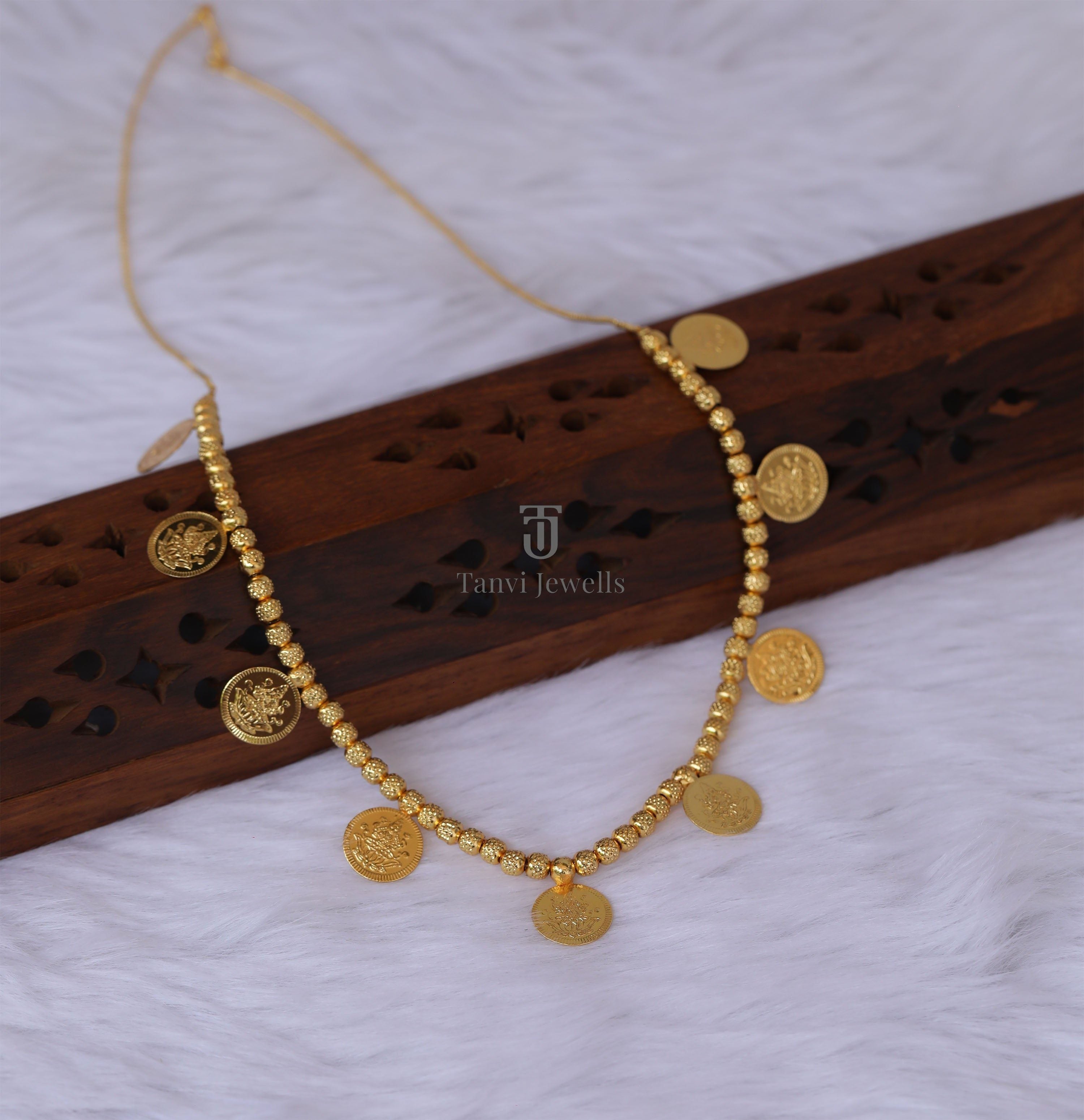 Gold plated Coin necklace Tanvi1182