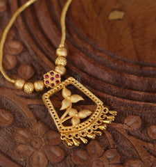 Gold plated Peacock necklace Tanvi1168