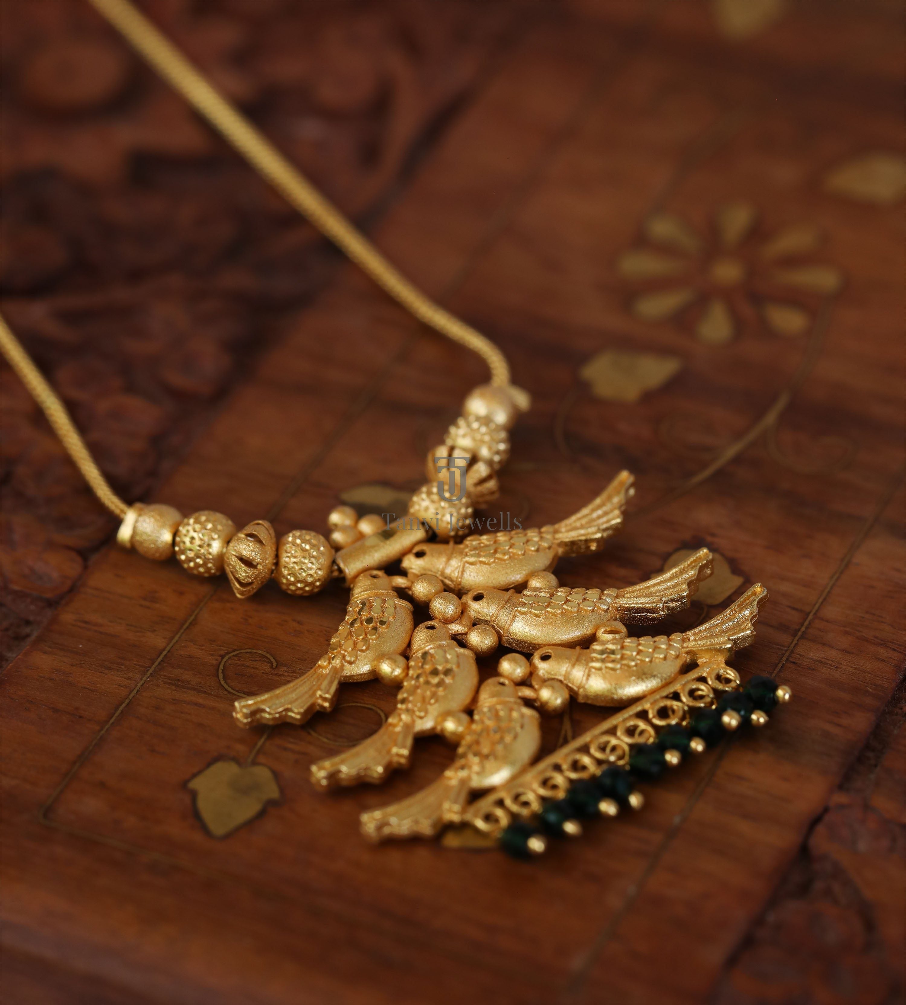 Gold plated necklace Tanvi1171