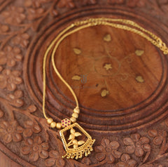 Gold plated Peacock necklace Tanvi1168